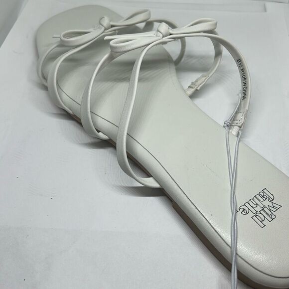 Wild Fable Bow Faux Leather Sandals for Women Size 8.5 - Picture 5 of 5